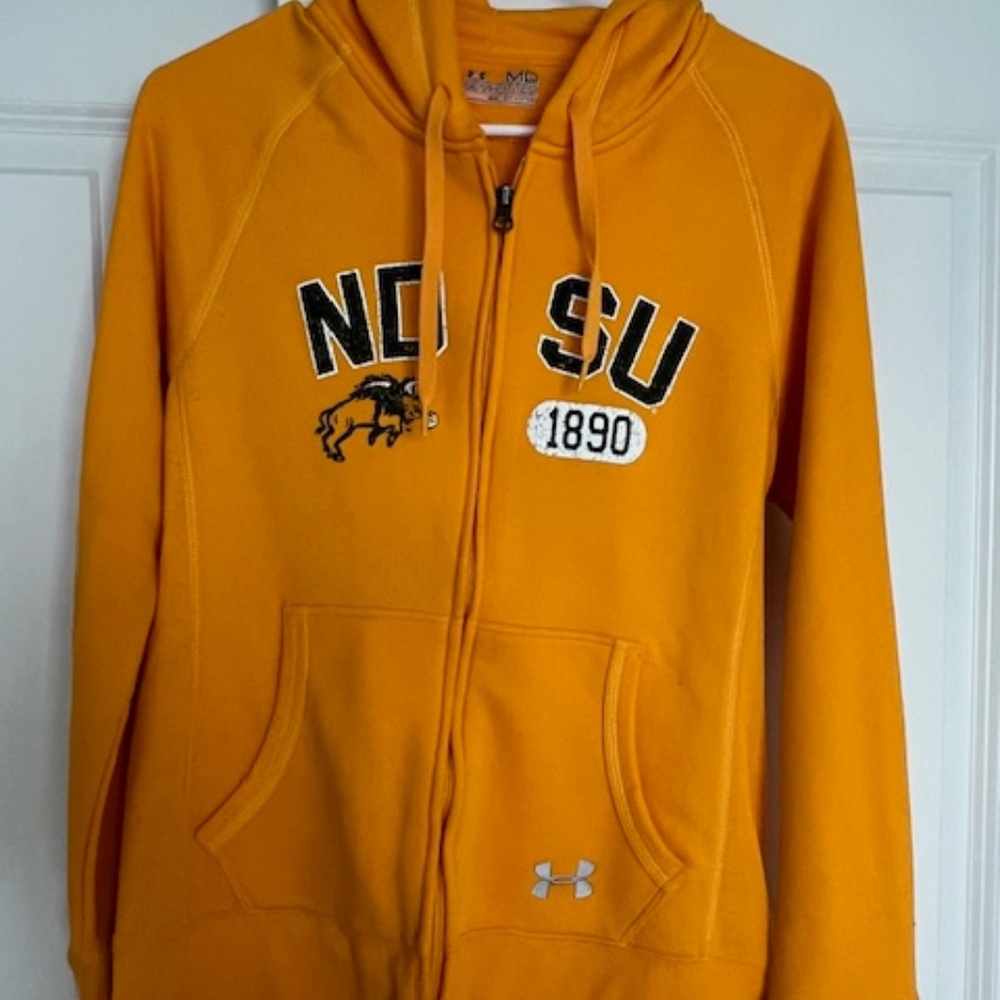Gold NDSU Under Armour Zip-Up